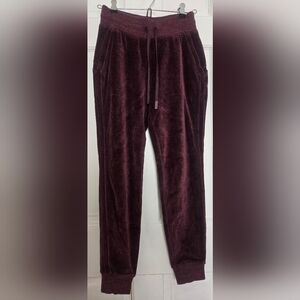 Lululemon Athletica Maroon Jogger Pants